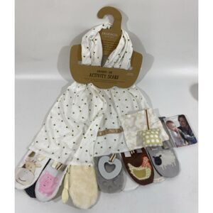 DEMDACO Mommy and Me Activity Sensory Scarf Farm Animals